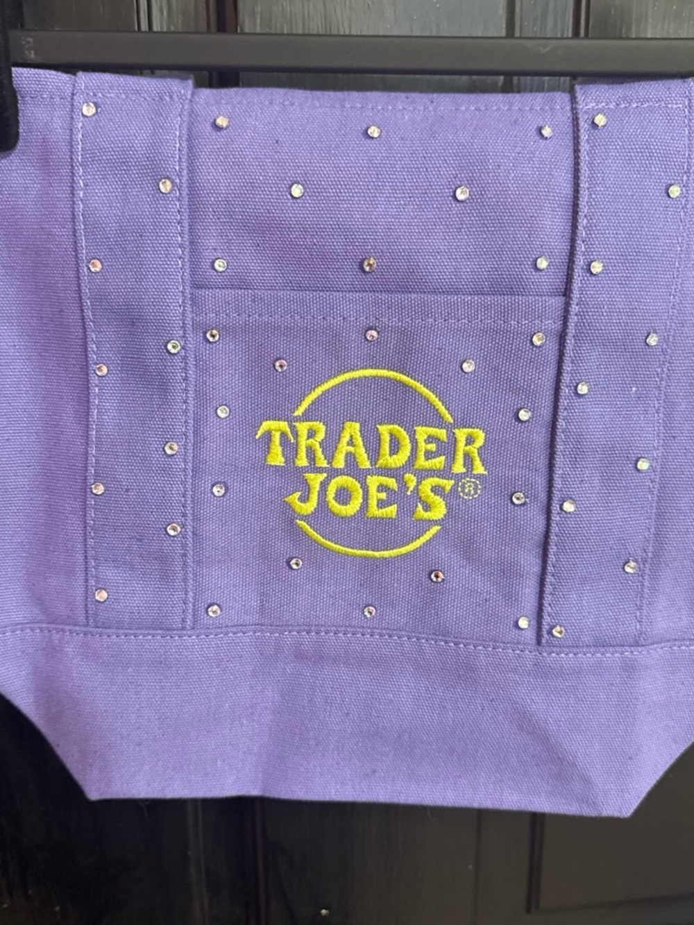 Kids shirt with embroidered logo and rhinestones